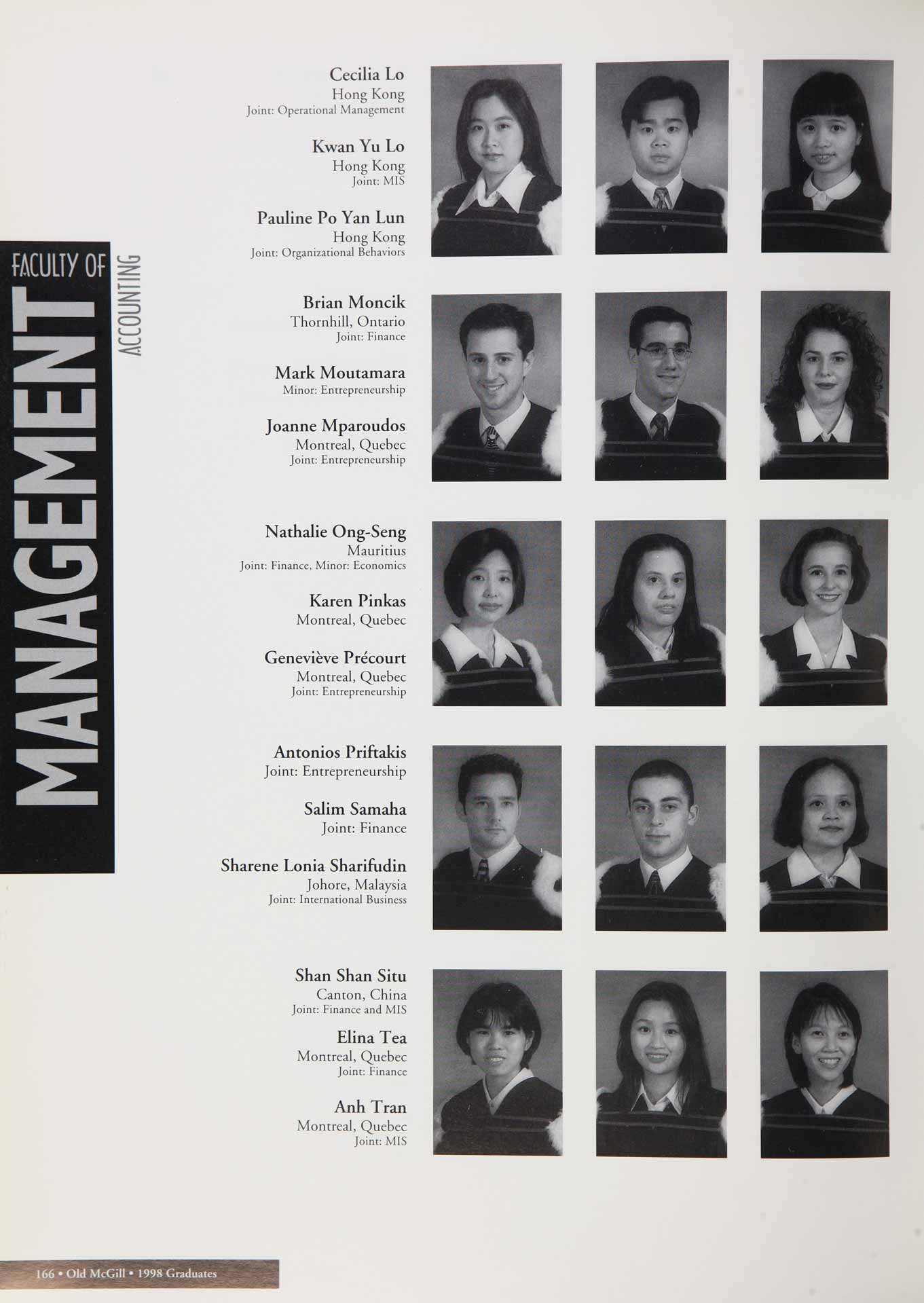 McGill Yearbook: 1998