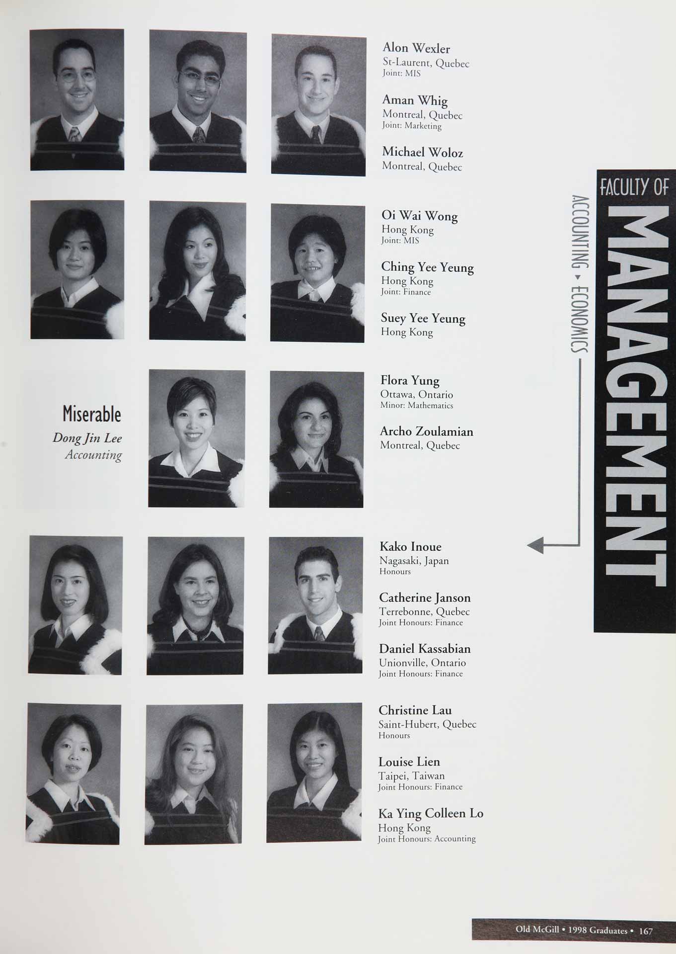 McGill Yearbook: 1998