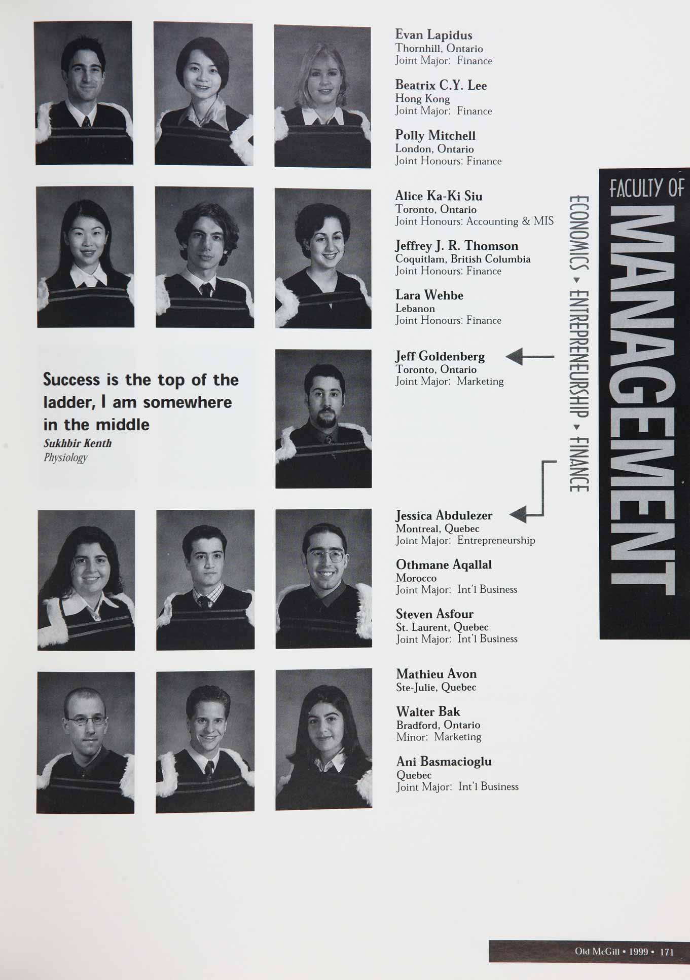 McGill Yearbook: 1999