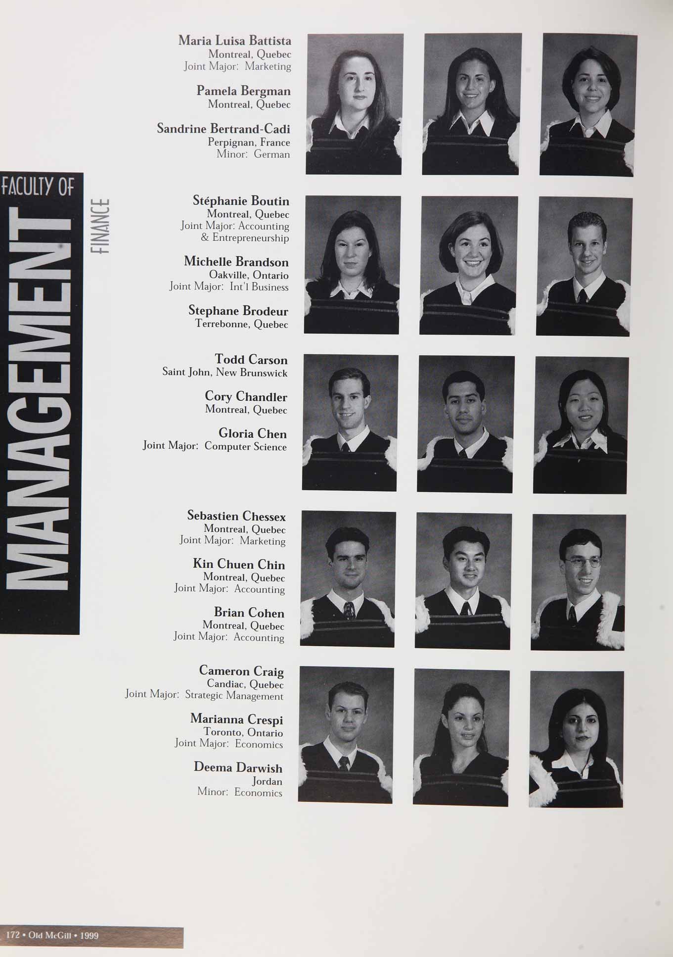 McGill Yearbook: 1999