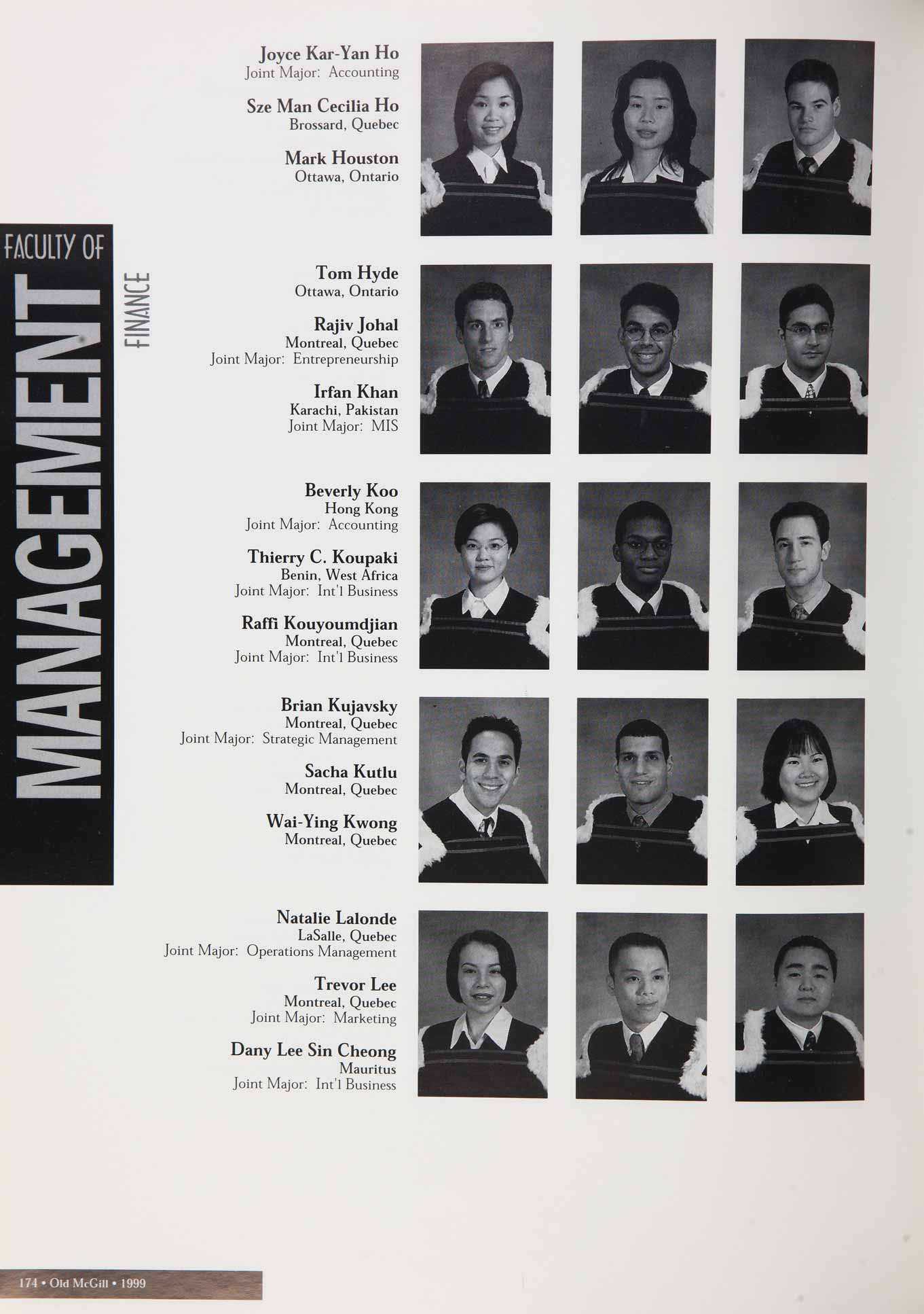 McGill Yearbook: 1999