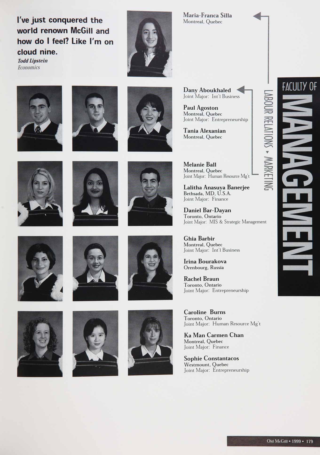 McGill Yearbook: 1999