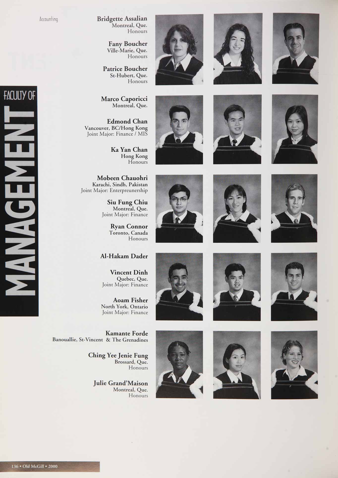 McGill Yearbook: 2000