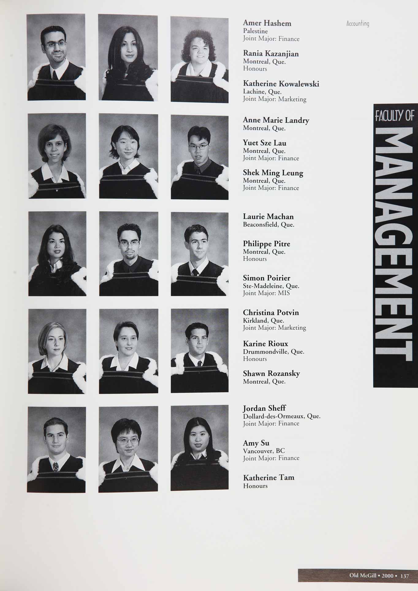 McGill Yearbook: 2000