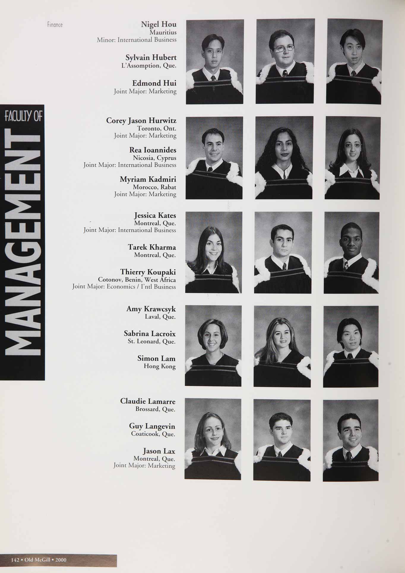 McGill Yearbook: 2000