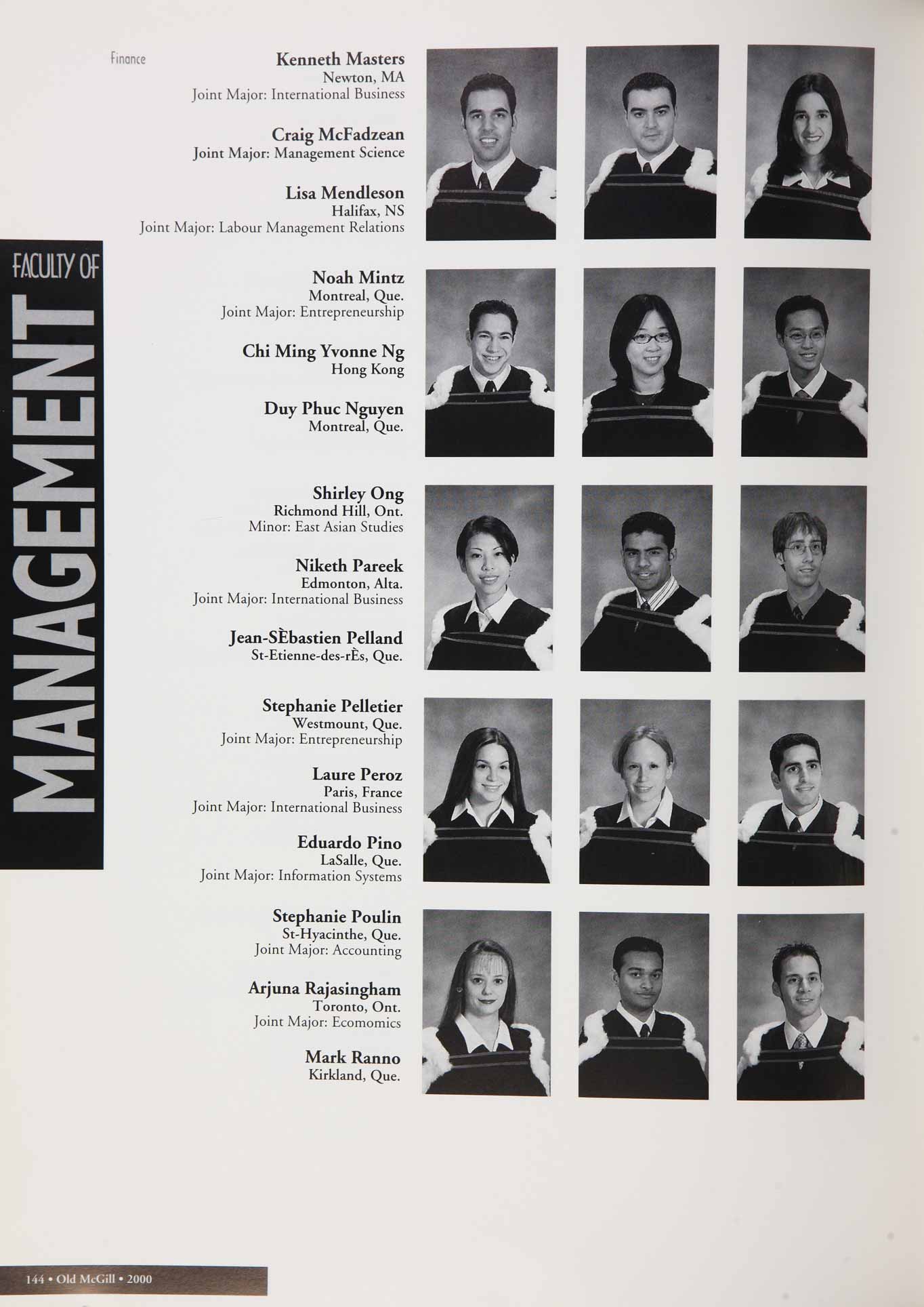 McGill Yearbook: 2000