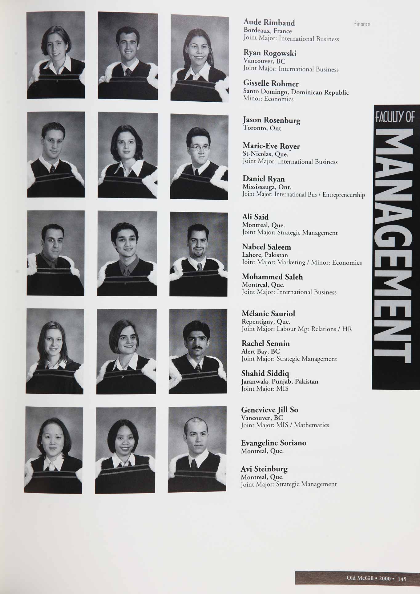 McGill Yearbook: 2000