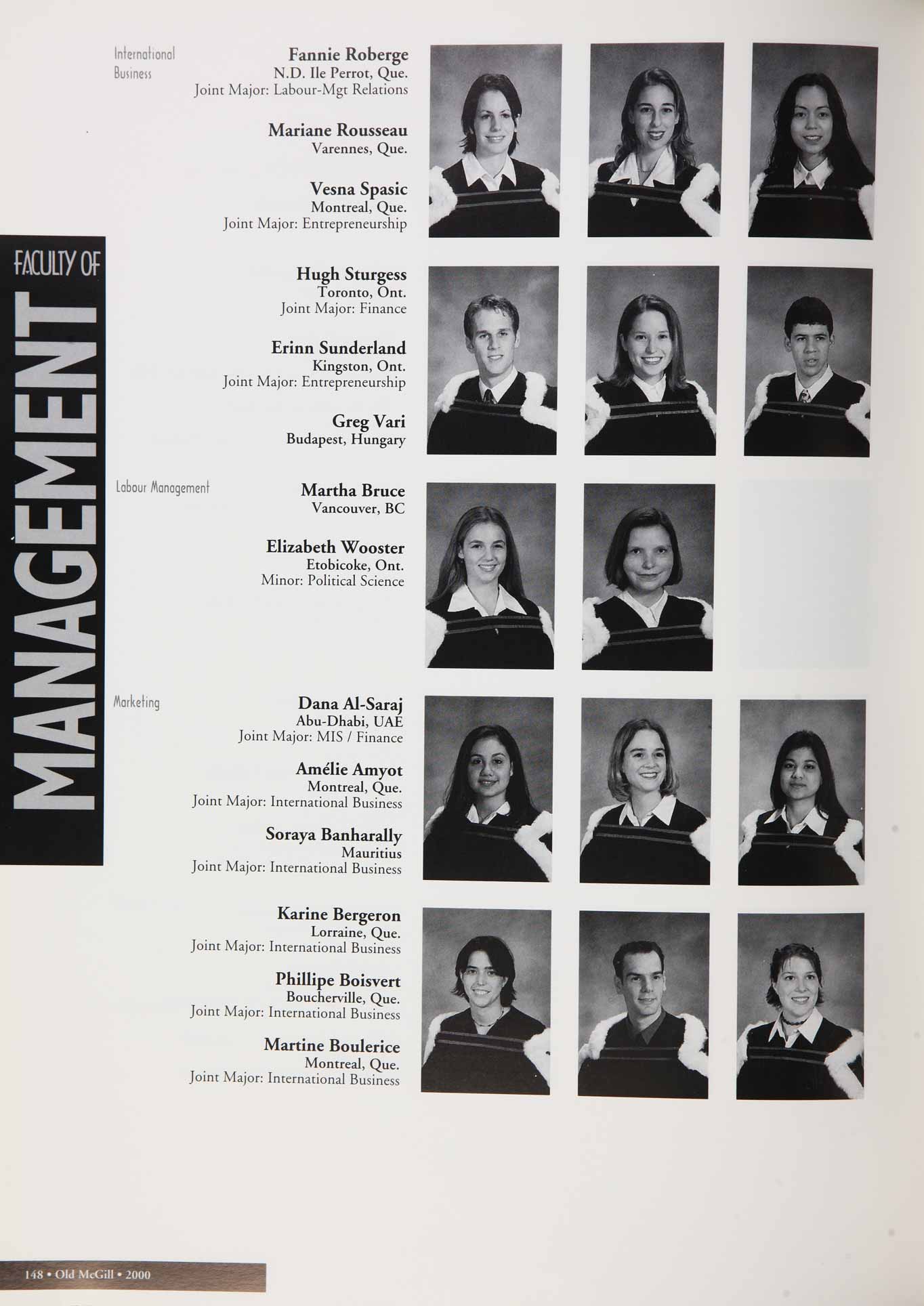 McGill Yearbook: 2000