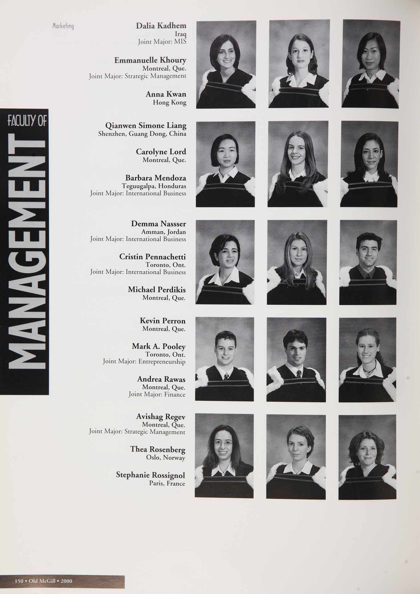 McGill Yearbook: 2000