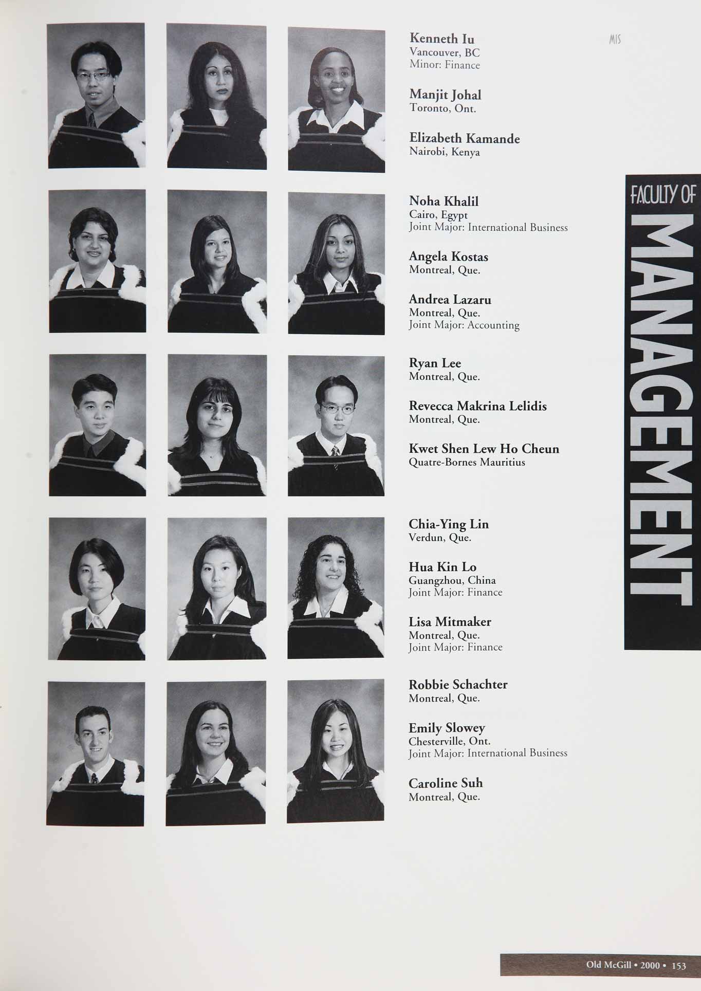 McGill Yearbook: 2000