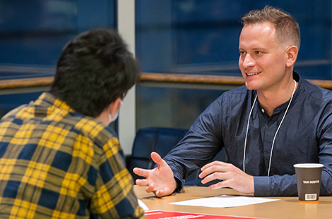 PhD student advising prospective student
