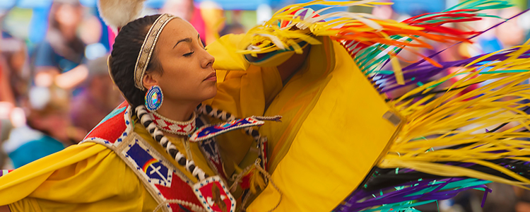 Indigenous dancer  