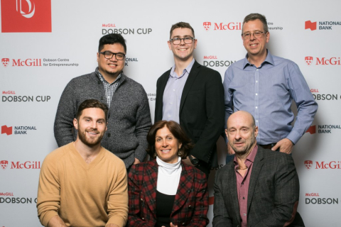 Left to right: (Top Row) Renjie Butalid, Jan Roos, Professor Gregory Vit, (Bottom Row) Phil Cutler, Andrea Courey and Richard Belitzky.