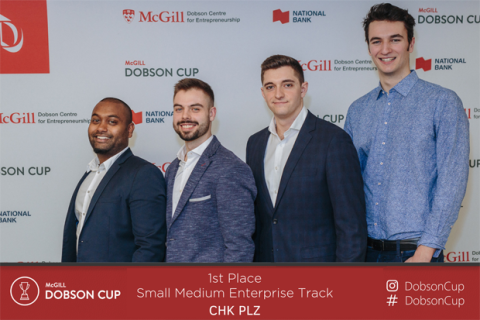 Small Medium Enterprise Track 2019 Winners powered by National Bank: 1st Place – CHK PLZ: Faculty of Engineering