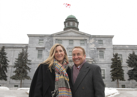 John and Dr. Marcy McCall MacBain have made the single-largest gift in Canadian history to support a comprehensive graduate scholarships program at McGill (Photo: Paul Fournier)