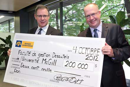 Laurentian Bank Donation