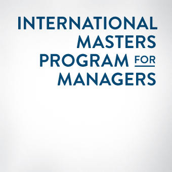 International Masters Program for Managers