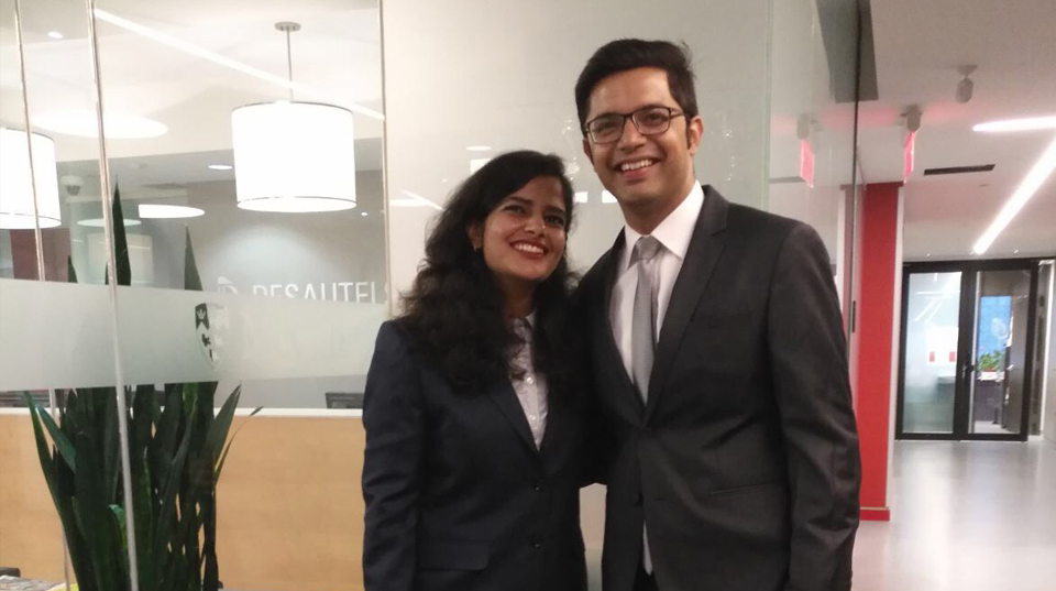 Ishita and Mohit Arora (MBA’19)
