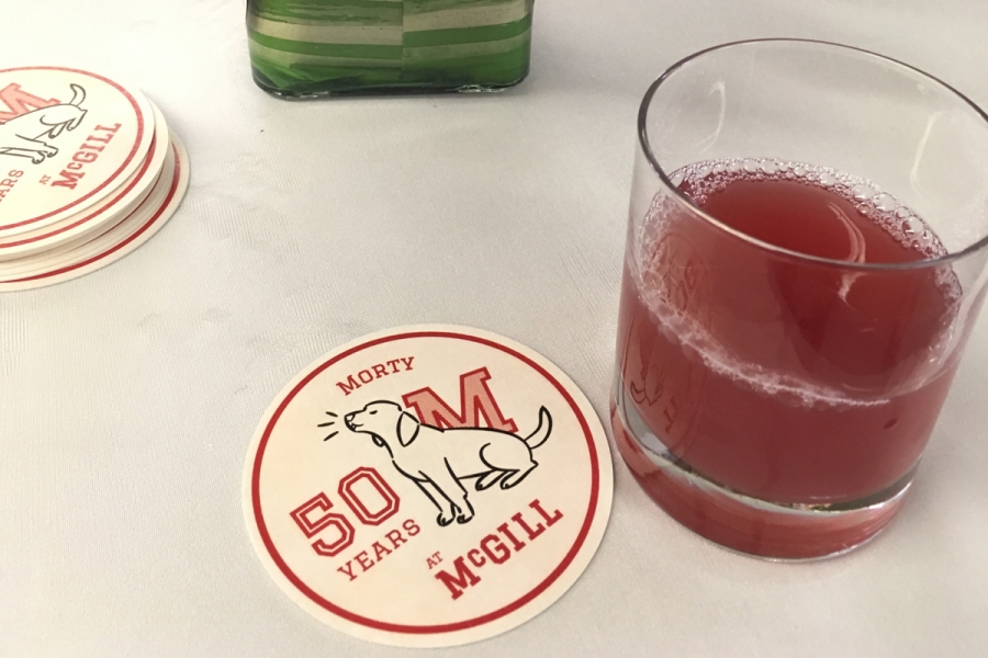 Celebrating Morty Yalovsky&#039;s 50th anniversary with a special personalized mocktail.