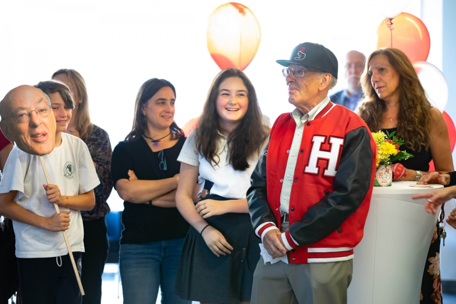 Professor Henry Mintzberg and his loved ones celebrate his 50th anniversary at McGill.
