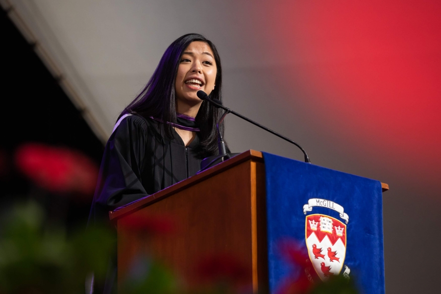 Corinna Ha, BCom 2019 and Class Valedictorian 