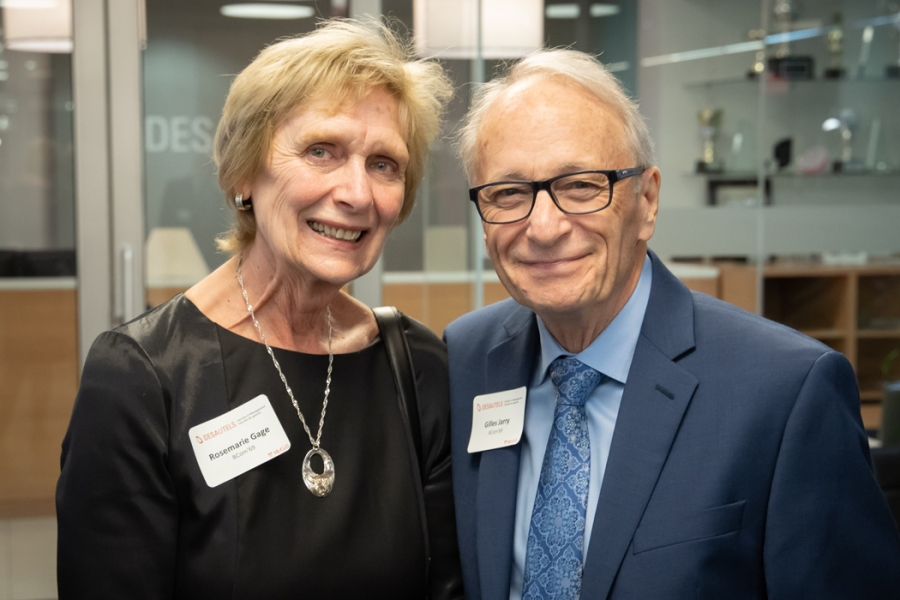 Rosemarie Gage (Bcom&#039;69) and Gilles Jarry (Bcom&#039;69)