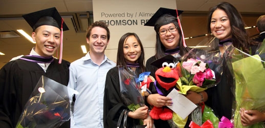 BCom graduates and friends (Photo: Owen Egan)