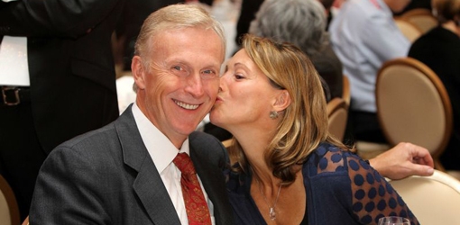 Mike Kuzmicki, MBA’77, and his wife Angele Martineau