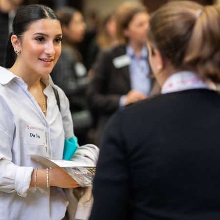 McGill student attending the Jaclyn Fisher Career Day 2022 