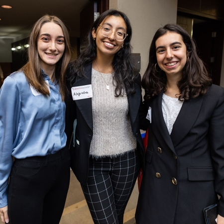 McGill BCom first-year students attending career fair