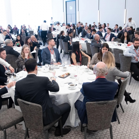 Members of the Desautels community came together on February 7, 2020 at the Four Seasons Hotel to celebrate this year’s recipients of the Desautels Management Achievement Awards (DMAA).