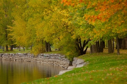 Lachine canal in the fall