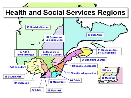 Health and Social Services Regions
