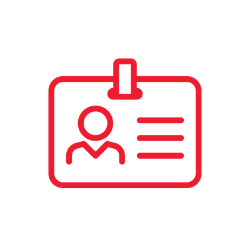 ID badge icon