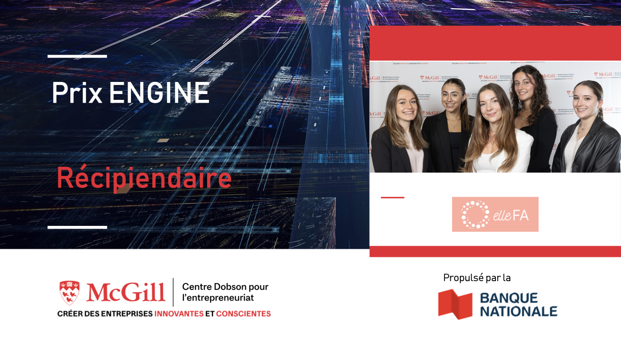 prix engine récipiendaire ElleFA