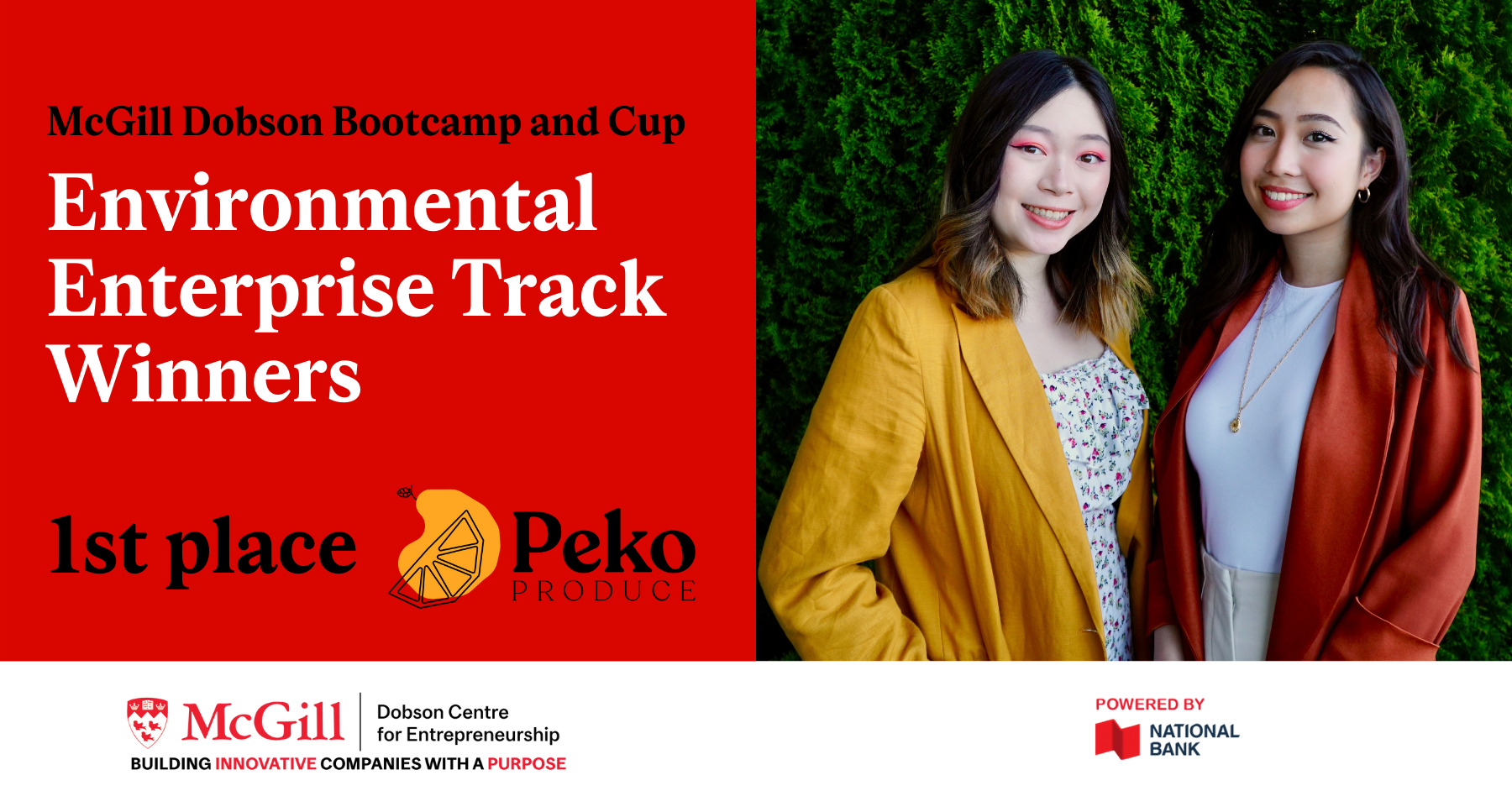 Environmental Enterprise Track Winners 1st Place Peko