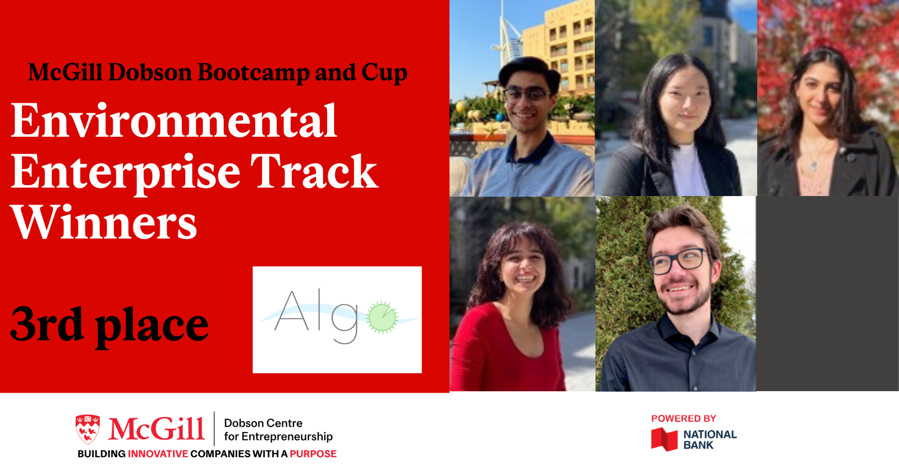 Environmental Enterprise Track Winners 3rd Place: Algo