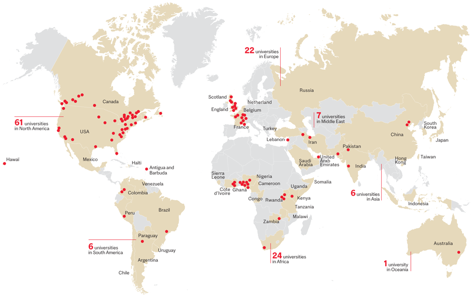 Dobson’s Global Footprint