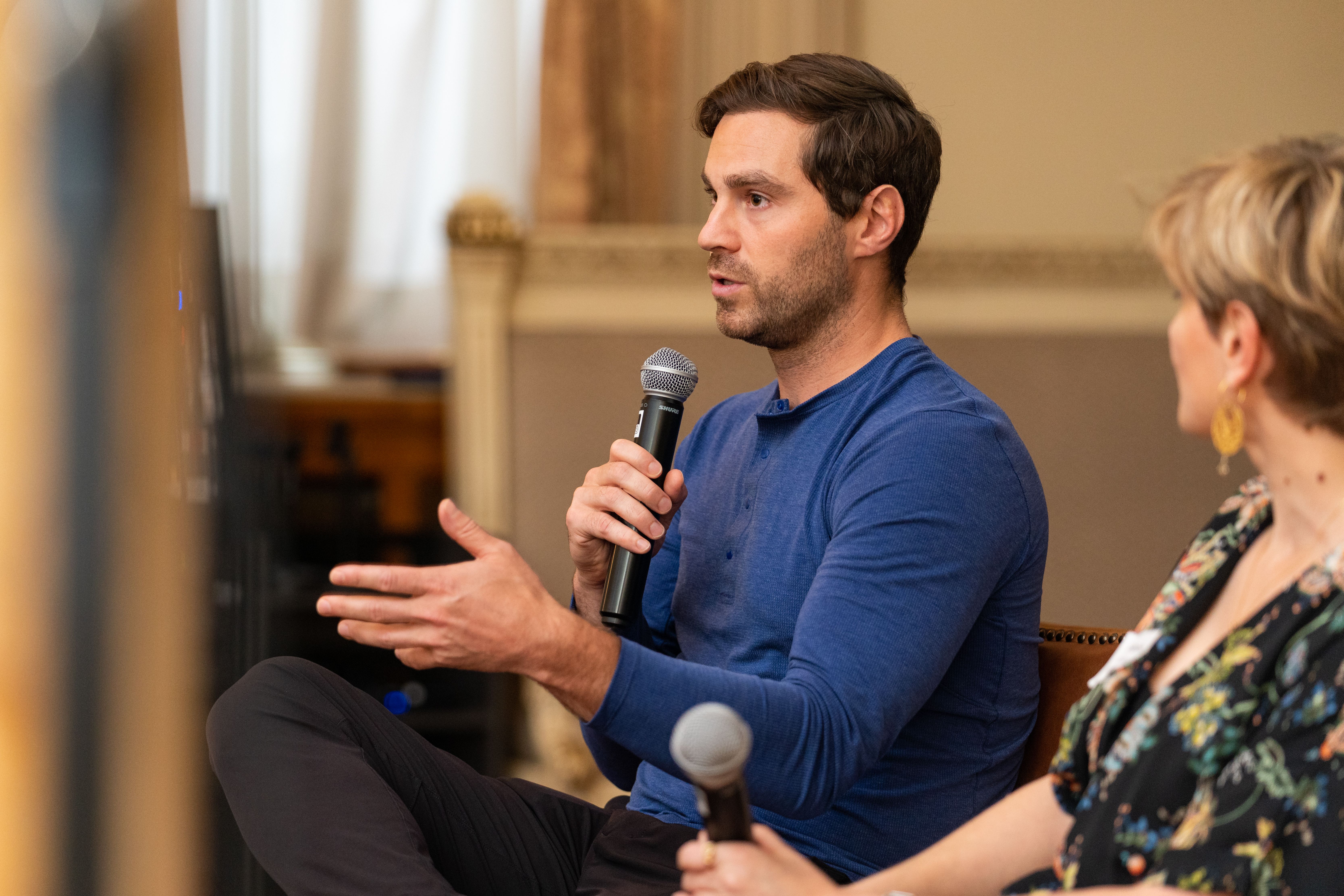 Philip Cutler speaking at the Dobson Founders Series event