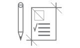A pencil and a sheet of paper