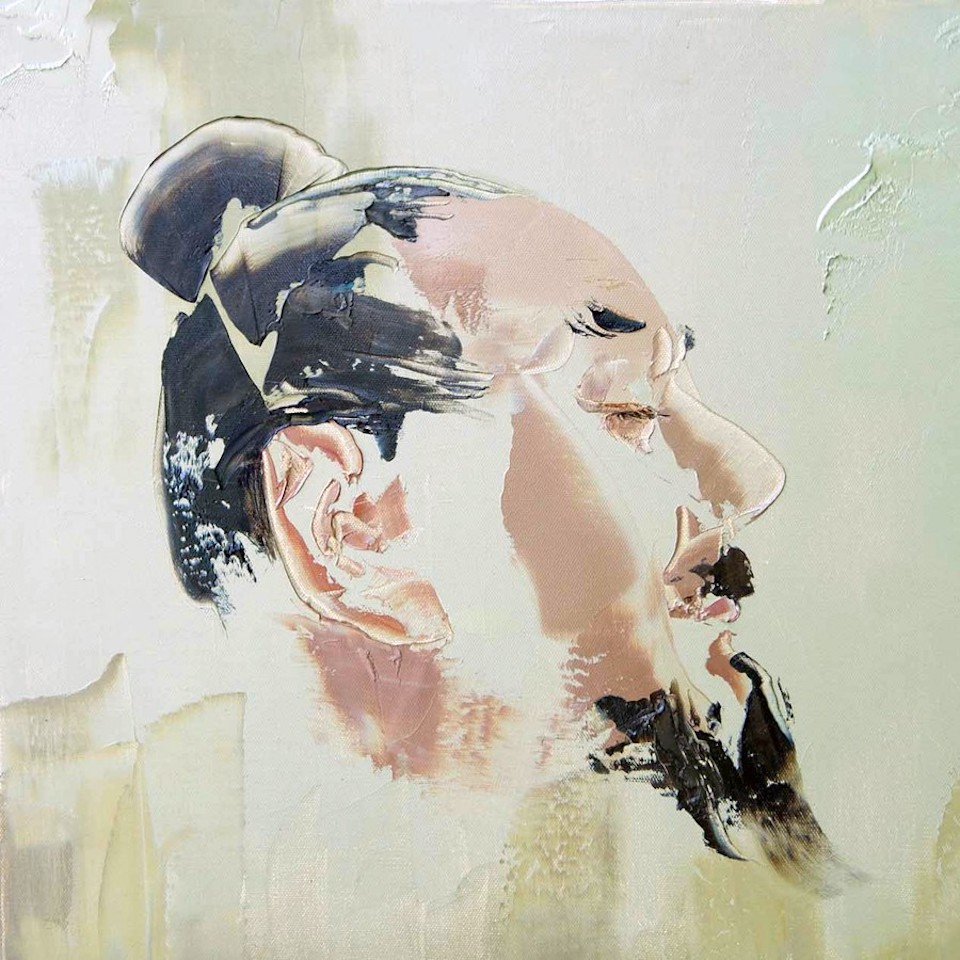 Oil Painting of Chinese Poet Li Bai’s Visage – Profile View