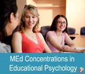 MEd Concentrations in Educational Psychology