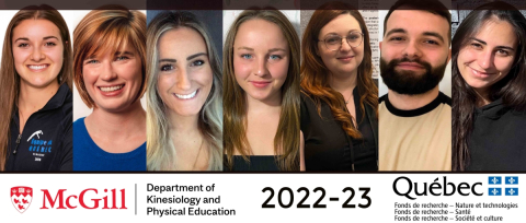KPE recipients of 2022-23 FRQS Fellowship!