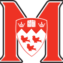 McGill logo with a M in the background