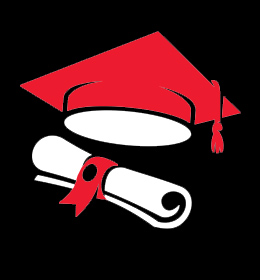 Graduation Cap and Scroll