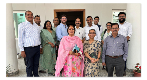 Joseph Levitan with SCERT Uttarakhand Group