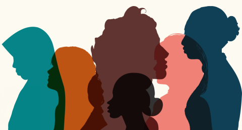 Cartoon of people