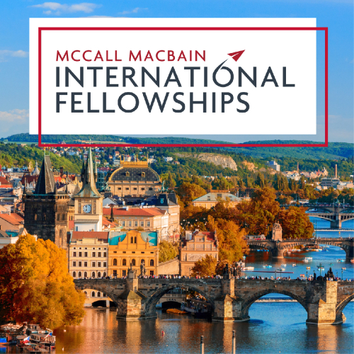 McCall MacBain International Fellowships. Photo of a European city.