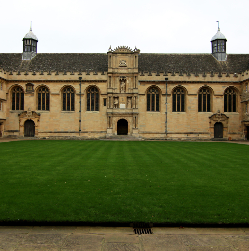 Wadham College Campus at Oxford University