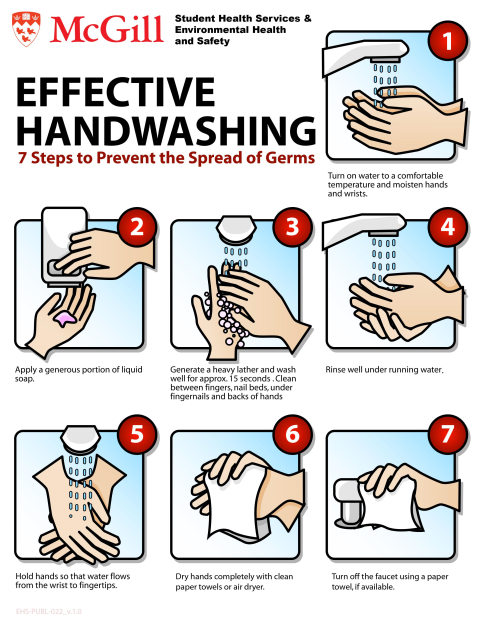 Handwashing poster